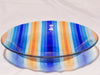 Extra Large Bowl- Boldly Striped - Artfest Ontario - TigerLily Glass - Glass Art