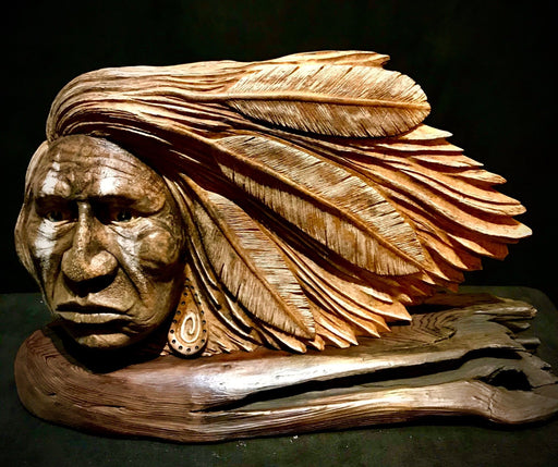 Feathers in his Hair - Artfest Ontario - Native Expressions -