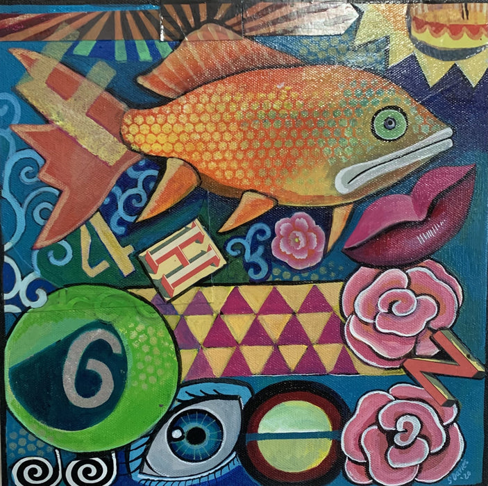 FH46 Fish - Artfest Ontario - Sue Davies Art - Paintings
