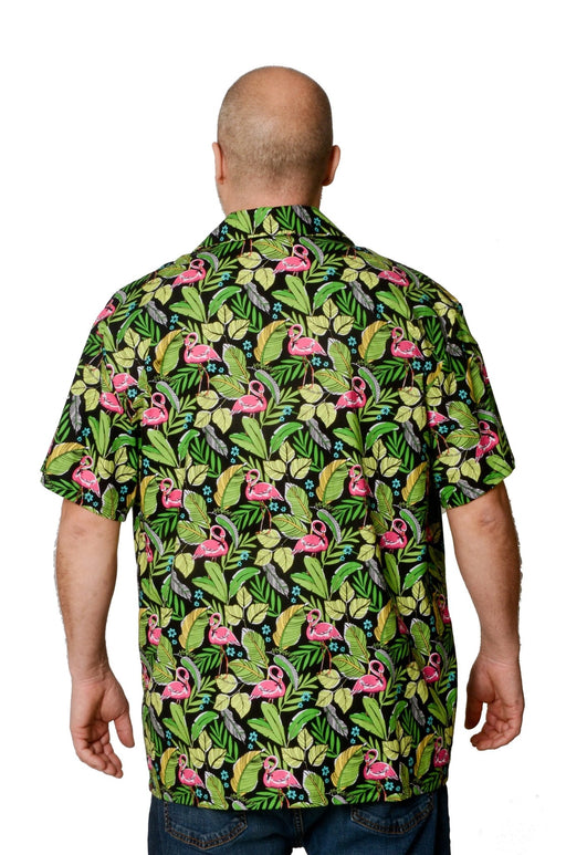 Flamingo Paradise Tropical Pattern - Hawaiian Shirt - Artfest Ontario - Joe-Feak - Clothing & Accessories