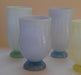 Footed Glass Tumblers - Opalescent - Artfest Ontario - Lukian Glass Studios - Glass Work