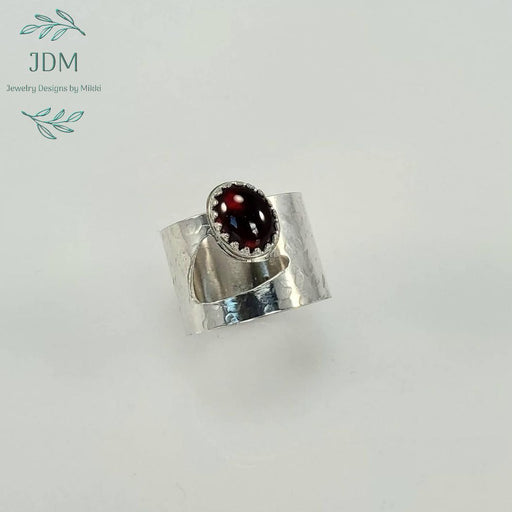Garnet Ring -JDM Jewelry Designs by Mikki - Artfest Ontario - JDM - Jewelry Designs by Mikki - Jewelry & Accessories