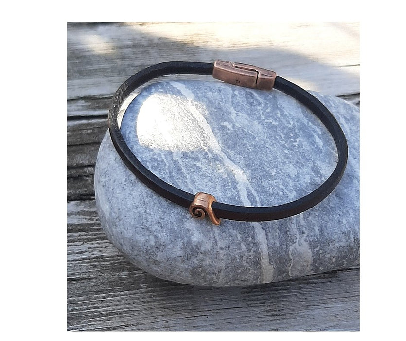 Gazelle With Copper Slider - Artfest Ontario - Lizard Designs - Jewelry & Accessories
