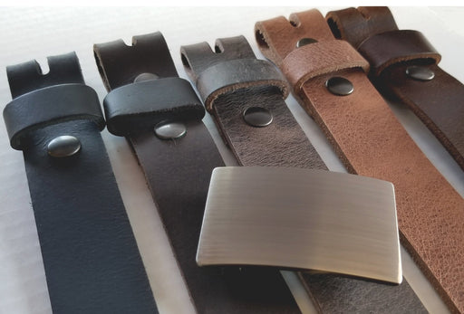 Gentlemen's Five Belts & One Buckle Gift Set - Artfest Ontario - Iron Art - Clothing & Accessories