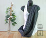 GRAY AND BLACK PLAID SCARF - Artfest Ontario - Les créations Fol-Artists - Clothing & Accessories