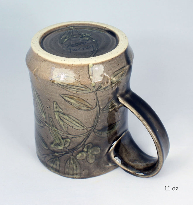 Green Leaf Mug - Artfest Ontario - One Rock Pottery -