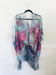 Grey and Pink Flower Sheer Kimono - Artfest Ontario - Halina Shearman Designs - Sheer Kimono