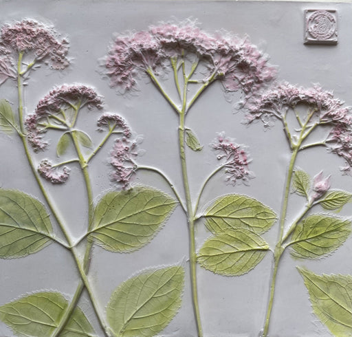 Hand Painted Hydrangea Botanical Cast - Artfest Ontario - Botanical Art By Diane - Botanical Casts
