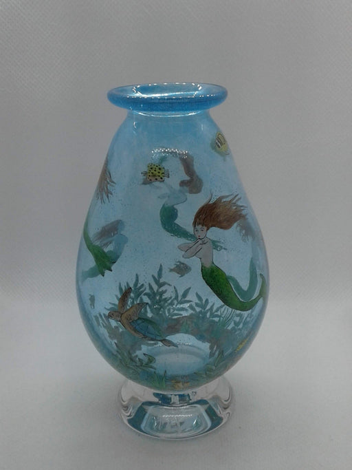 Hand Painted Vase - Artfest Ontario - Lukian Glass Studios - Glass Work