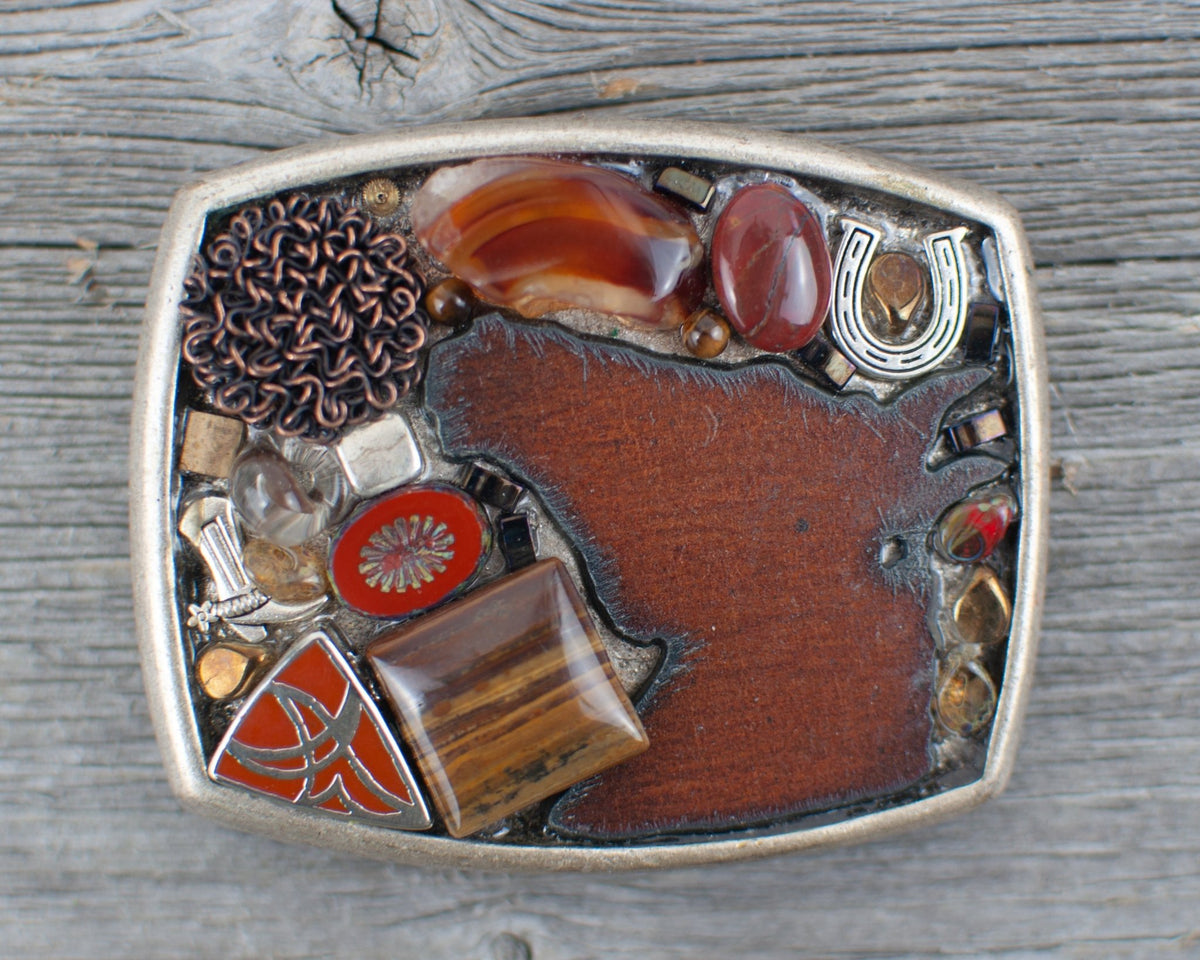 Horse lovers theme Belt Buckle Artfest Ontario