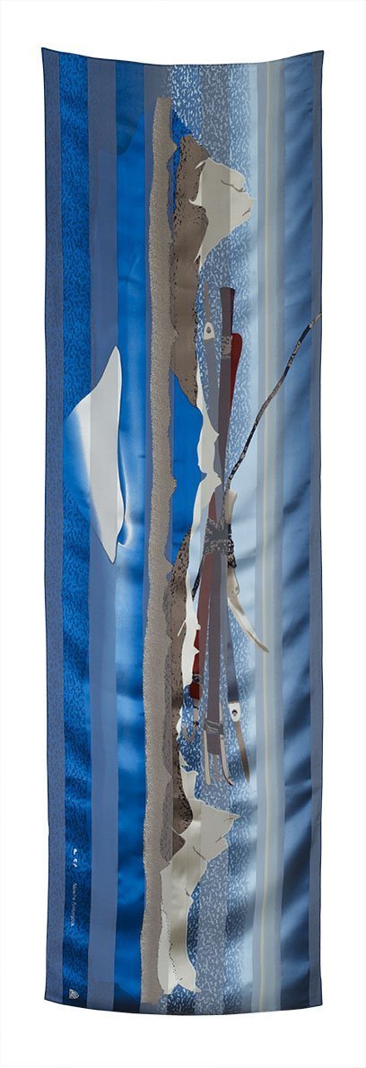 Ice Float Rectangular Scarf (Ice) - Artfest Ontario - Inunoo - Rectangular Scarves