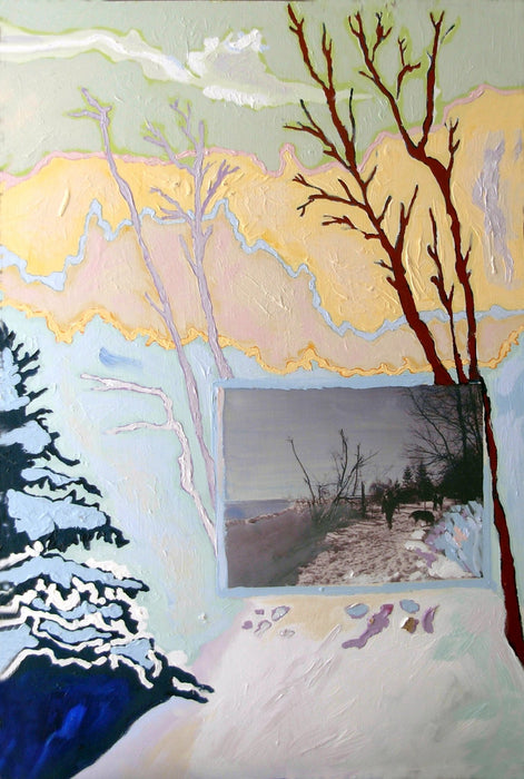 Ice Storm Boardwalk - Artfest Ontario - Lory MacDonald - Paintings, Artwork & Sculpture