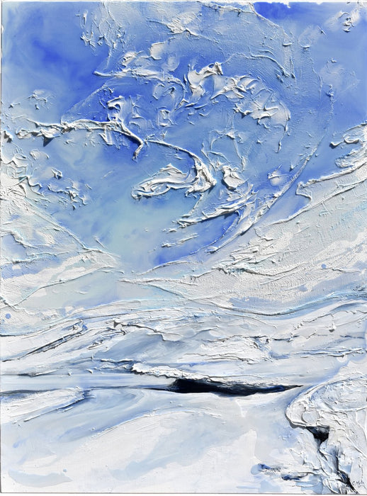 Icescape VIII (Winter' Breath), 2019 - Artfest Ontario - Celina Melo - Paintings, Artwork & Sculpture