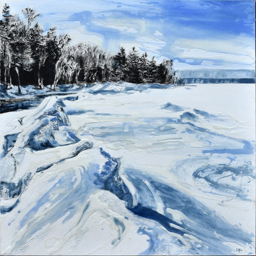 Icescape X, 2020. - Artfest Ontario - Celina Melo - Paintings, Artwork & Sculpture