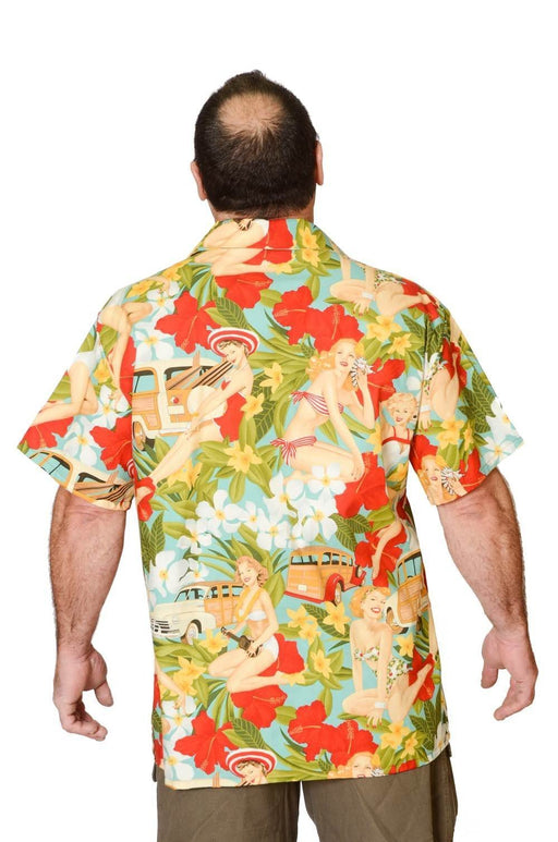 Island Summer Retro Pattern - Hawaiian Shirt - Artfest Ontario - Joe-Feak - Clothing & Accessories