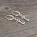 Key charm silver earrings - Artfest Ontario - Lisa Young Design - Earrings