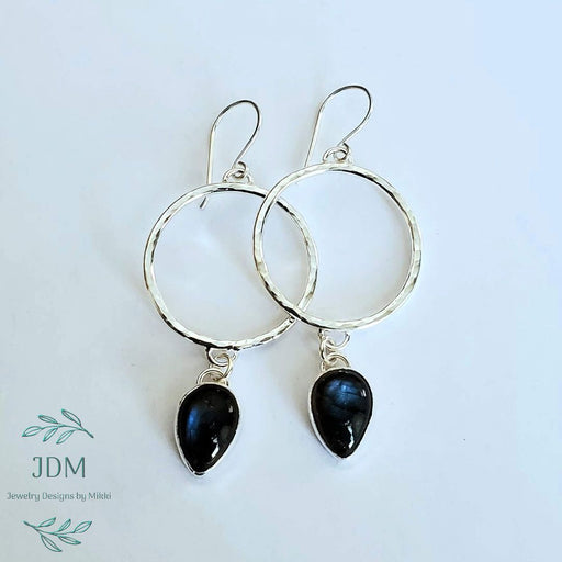 Labradorite Earrings - Artfest Ontario - JDM - Jewelry Designs by Mikki - Jewelry & Accessories