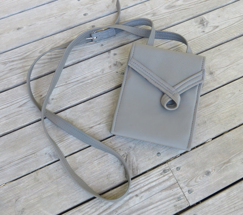 Loop, tall – grey with grey loop - Artfest Ontario - Arrowsmith Leather - Clothing & Accessories