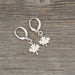 Maple leaf charm silver earrings - Artfest Ontario - Lisa Young Design - Earrings