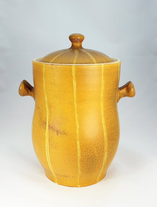 Matt Earthy Lidded Jar - Artfest Ontario - One Rock Pottery - Lidded Jars