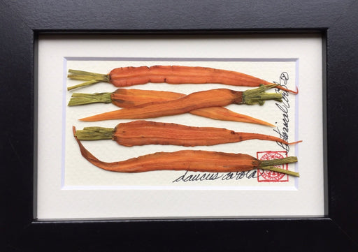Mini Carrot Frame - Artfest Ontario - Botanical Art By Diane -