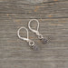Mini Pine cone charm silver earrings - Artfest Ontario - Lisa Young Design - Earrings