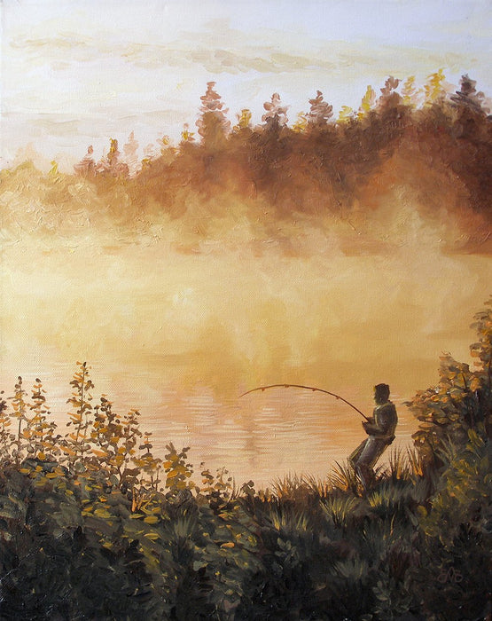 Morning Fishing - Artfest Ontario - Olena Lopatina - Paintings