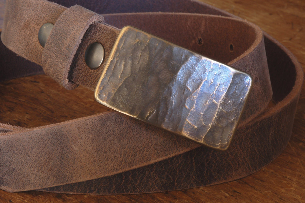 Natural Wood Grain Belt Buckle - Artfest Ontario - Iron Art - Clothing & Accessories