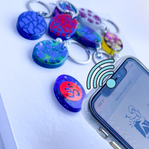 NFC Virtual business Card Keychain - Artfest Ontario - Studio Degas - Jewelry & Accessories