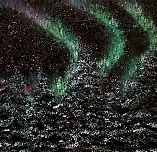 Northern Lights - Artfest Ontario - Kreative Kunst Qandeel - Paintings, Artwork & Sculpture