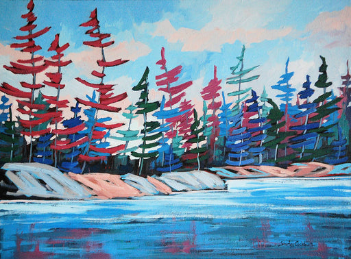 Northern Treeline 1191-1-21 - Artfest Ontario - Cockburnstudio - Paintings