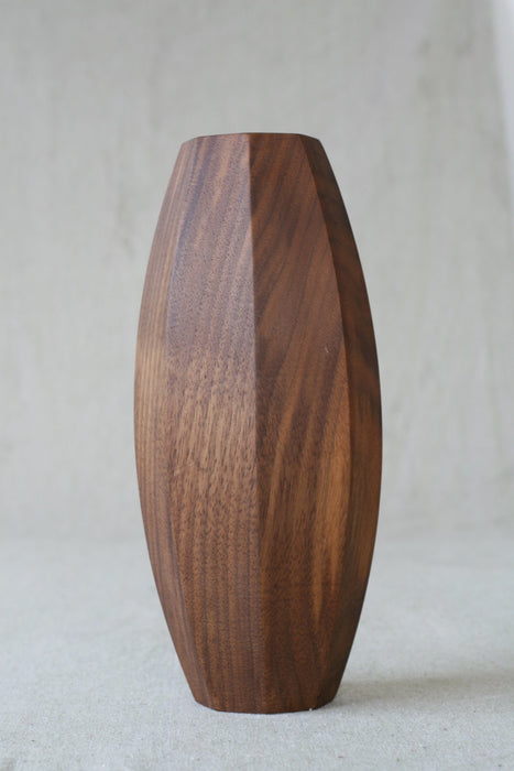 Octagon Design Sealed Wooden Vase - Artfest Ontario - Merganzer Furniture - Furniture & Houseware