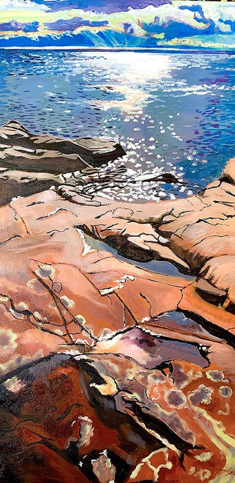 On the Rocks in October, Killarney Provincial Park - Artfest Ontario