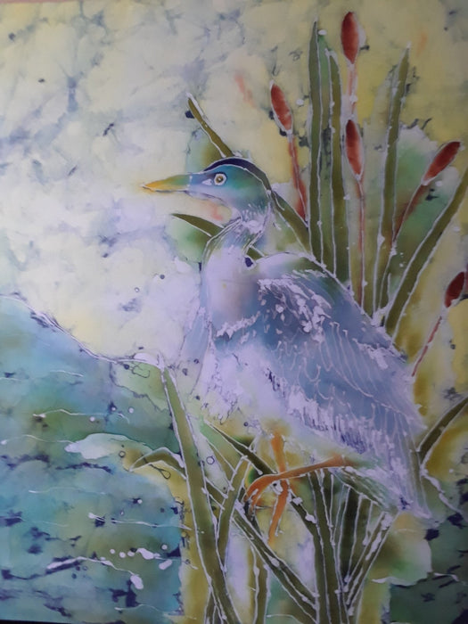 Ontario Blue Heron - Artfest Ontario - Christine Martin - Paintings -Artwork - Sculpture