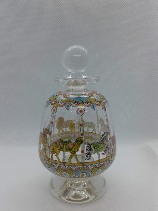 Painted Perfume Bottle Carousel - Artfest Ontario - Lukian Glass Studios - Glass Work