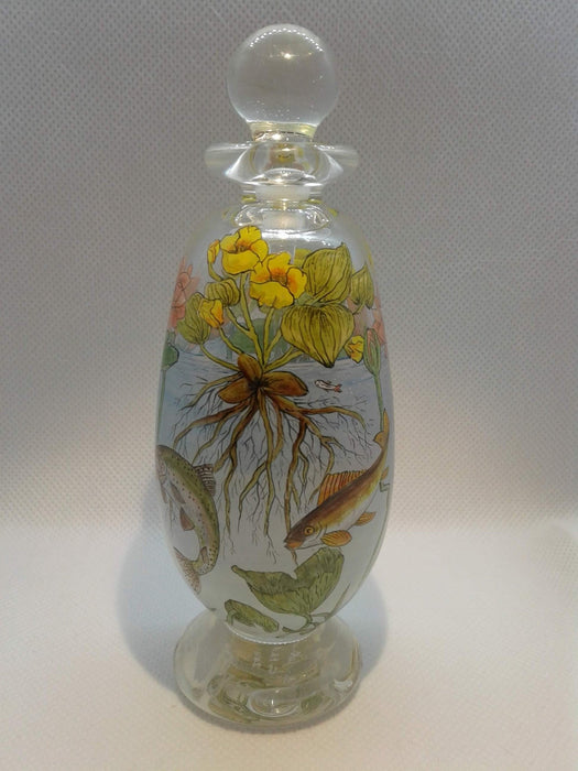 Perfume Bottle-The Pond - Artfest Ontario - Lukian Glass Studios - Glass Work