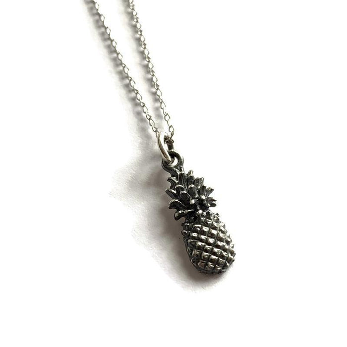 Pineapple Silver Necklace - Artfest Ontario - Lisa Young Design - Charm Necklaces