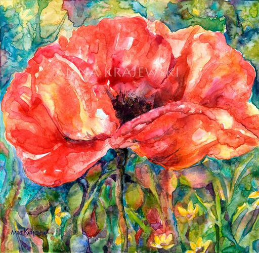 Poppy 2 - Artfest Ontario - Anna Krajewski - Paintings