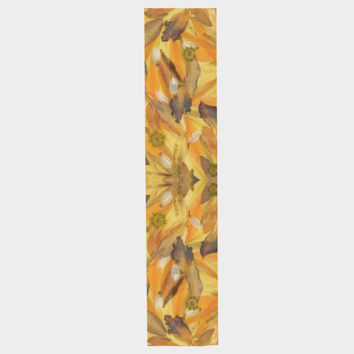 Pumpkin Spice Silk Long Scarf - Artfest Ontario - Gladden Art and Wearables - Clothing & Accessories