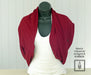 RED ORGANIC COTTON SCARF - Artfest Ontario - Les créations Fol-Artists - Clothing & Accessories