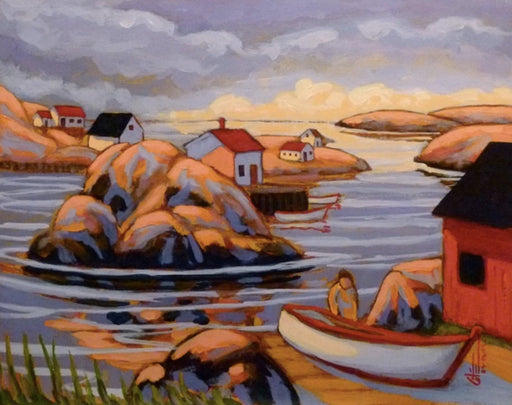 Rocky Harbour - Artfest Ontario - Gilles Côté - Paintings -Artwork - Sculpture