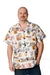 Route 66 Retro Pattern - Hawaiian Shirt - Artfest Ontario - Joe-Feak - Clothing & Accessories