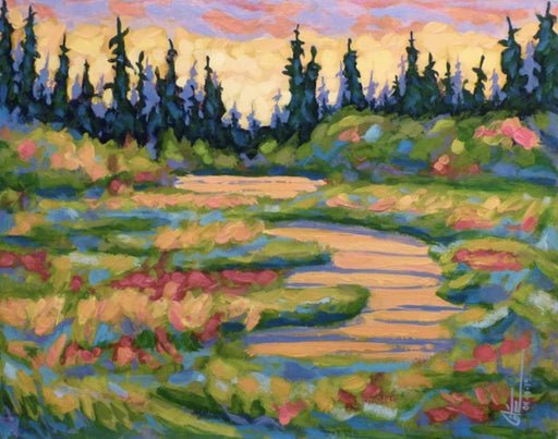 Ruisseau en Automne (Stream in Autumn) - Artfest Ontario - Gilles Côté - Paintings -Artwork - Sculpture
