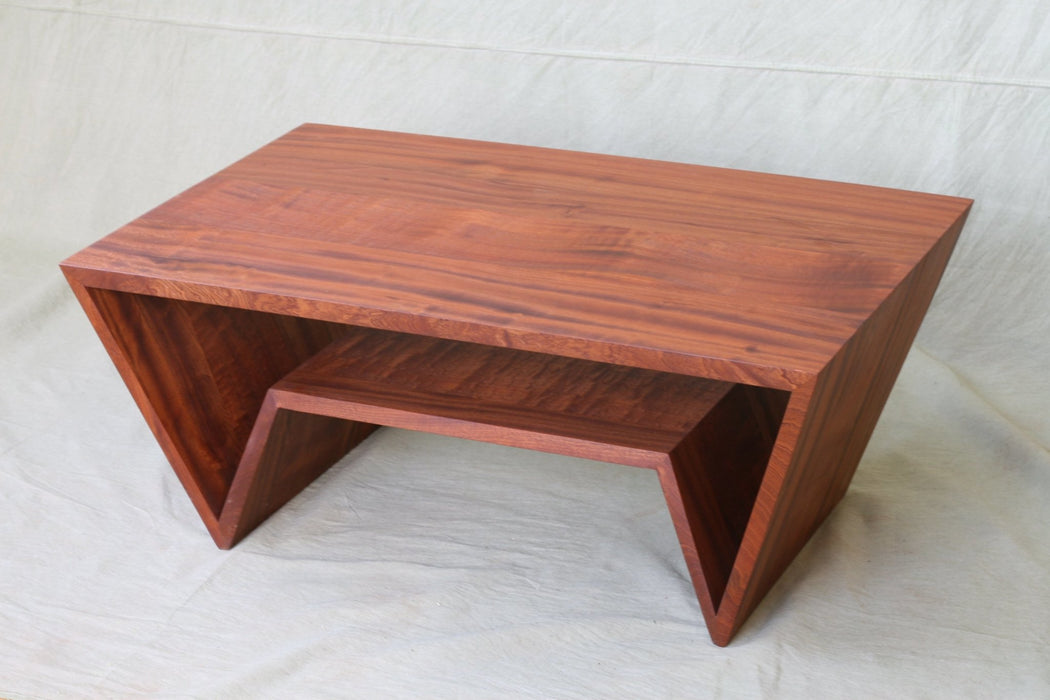 Sapele Angle Table - Artfest Ontario - Merganzer Furniture - Furniture & Houseware