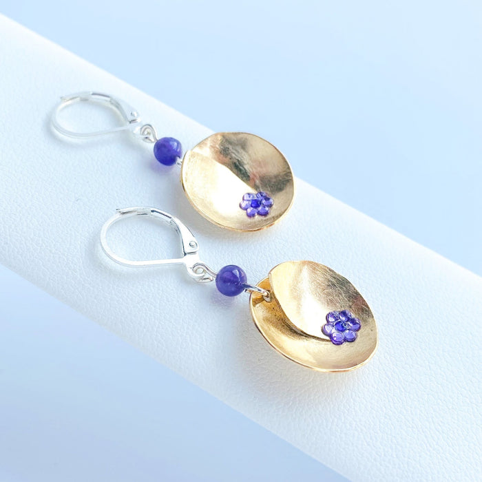 Satin Finish Sterling Silver Earrings with Matching Pendant - Artfest Ontario - Studio Degas - Jewelry & Accessories