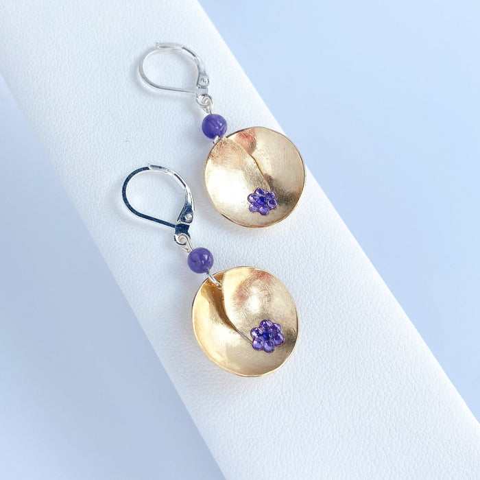 Satin Finish Sterling Silver Earrings with Matching Pendant - Artfest Ontario - Studio Degas - Jewelry & Accessories