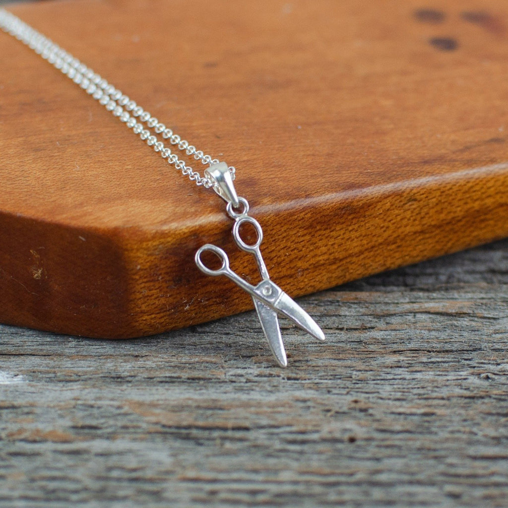 Necklace with store scissors charm