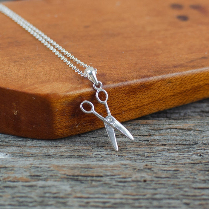 Scissors charm Silver Necklace - Artfest Ontario - Lisa Young Design - Charm Necklaces