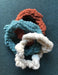 Scrunchies Set of Three - Artfest Ontario - Knotty Knit Studio - Hand Made Knitwear