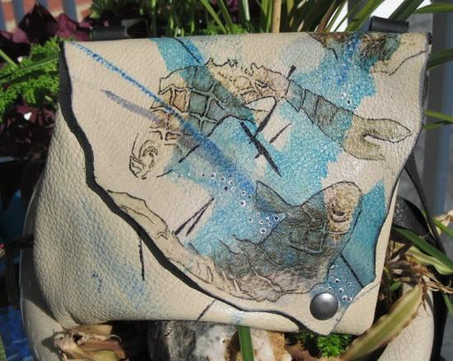 Sculpt print Oriental Goldfish bag - Artfest Ontario - Gu krea..shun - Bags